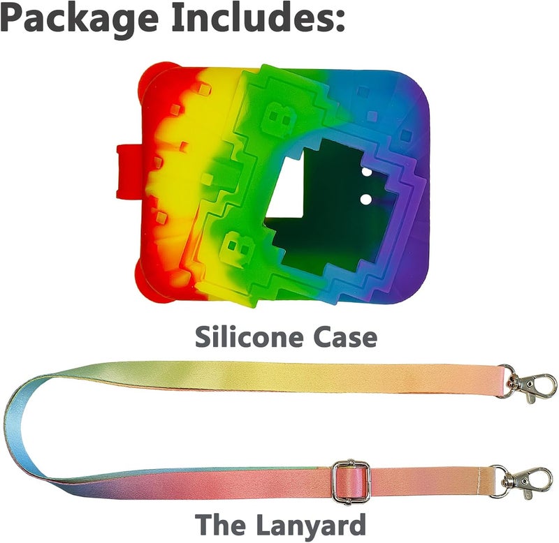 JCHPINE Silicone Cover Case for Bitzee Disney Interactive Digital Pet and Case, Protective Skin Sleeve for Bitzee Disney Virtual Electronic Pets (Multicolor) - Image 3